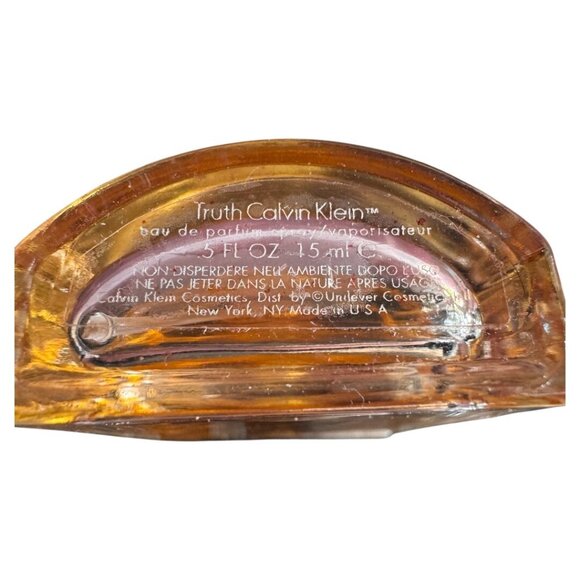 Calvin Klein Truth Eau De Parfum Spray .5 Oz/ 15 Ml For Women 90% full - Picture 2 of 3